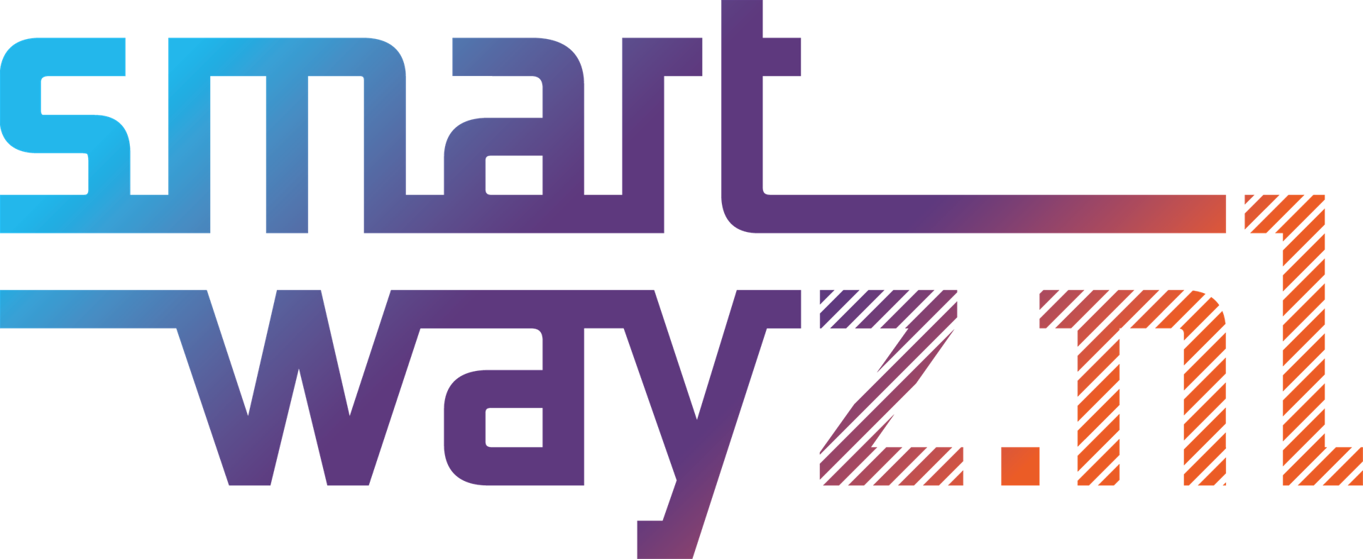 logo met gekleurde letters SmartwayZ.nl